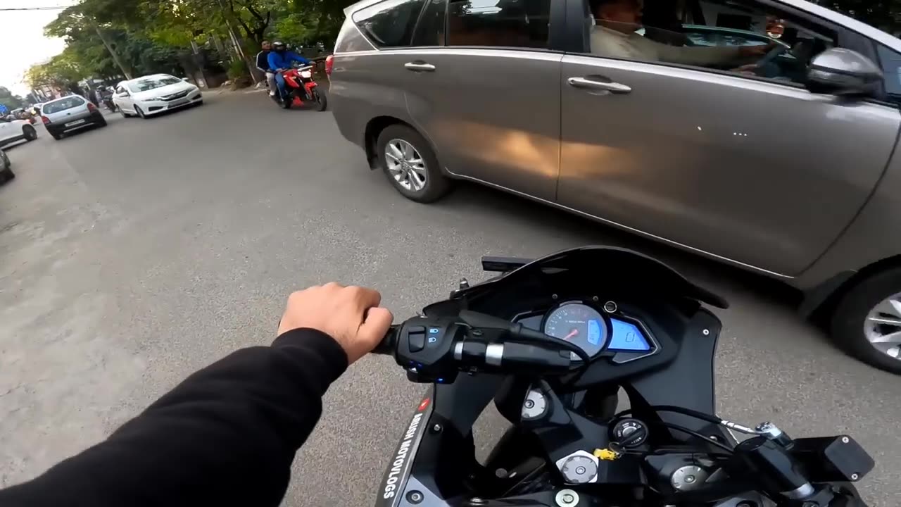 Hyper ride with duke 250 rider