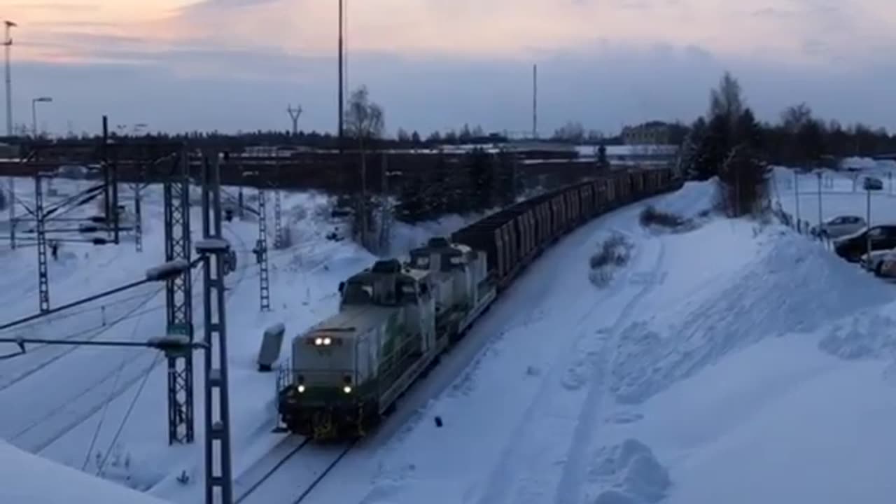 Finland train (winter time)