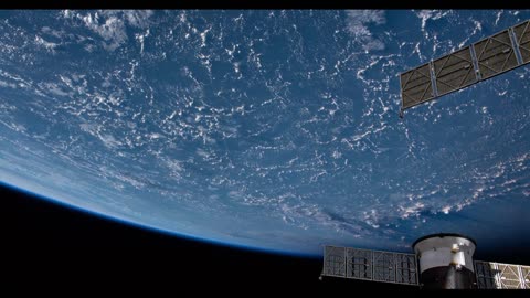 EARTH IN 4K. EARTH IN SPACE. ASTRAUNAUT VIEW OF EARTH RELAXING