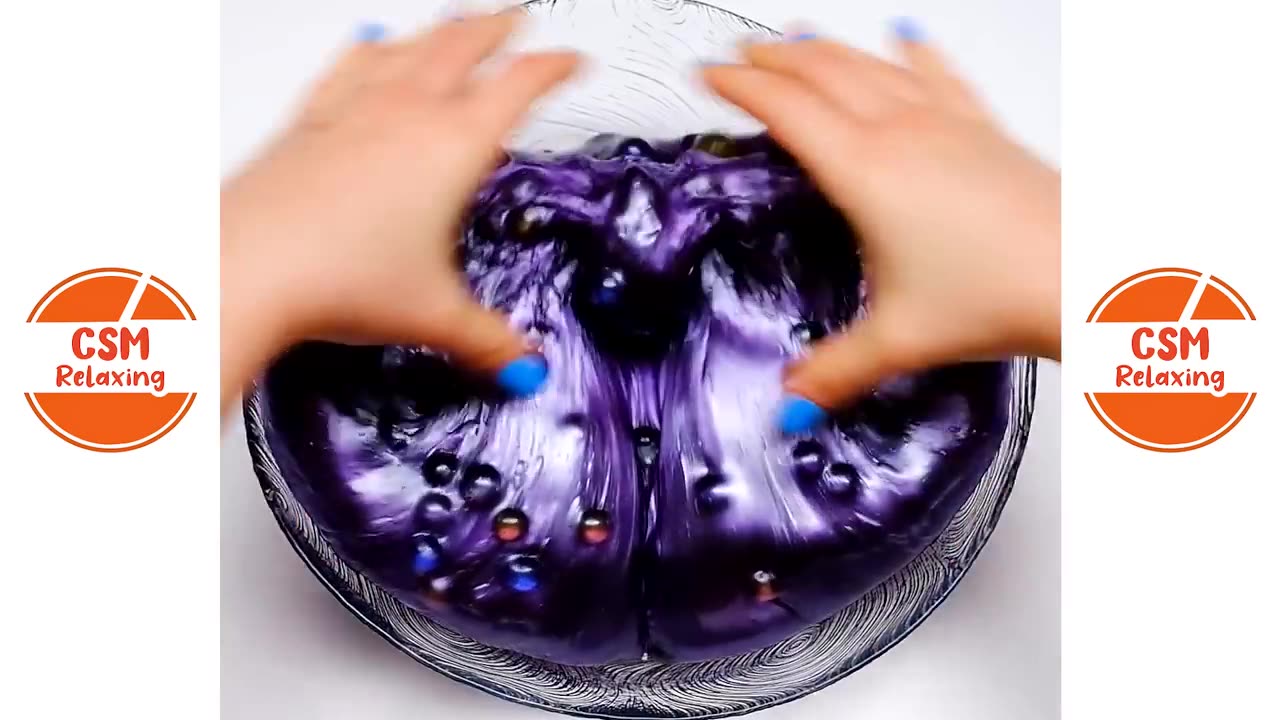 Colorful satisfying Slime ASMR vedios