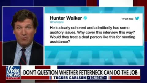 Tucker Carlson on John Fetterman’s Thinking Machine to Have Coherent Conversations.