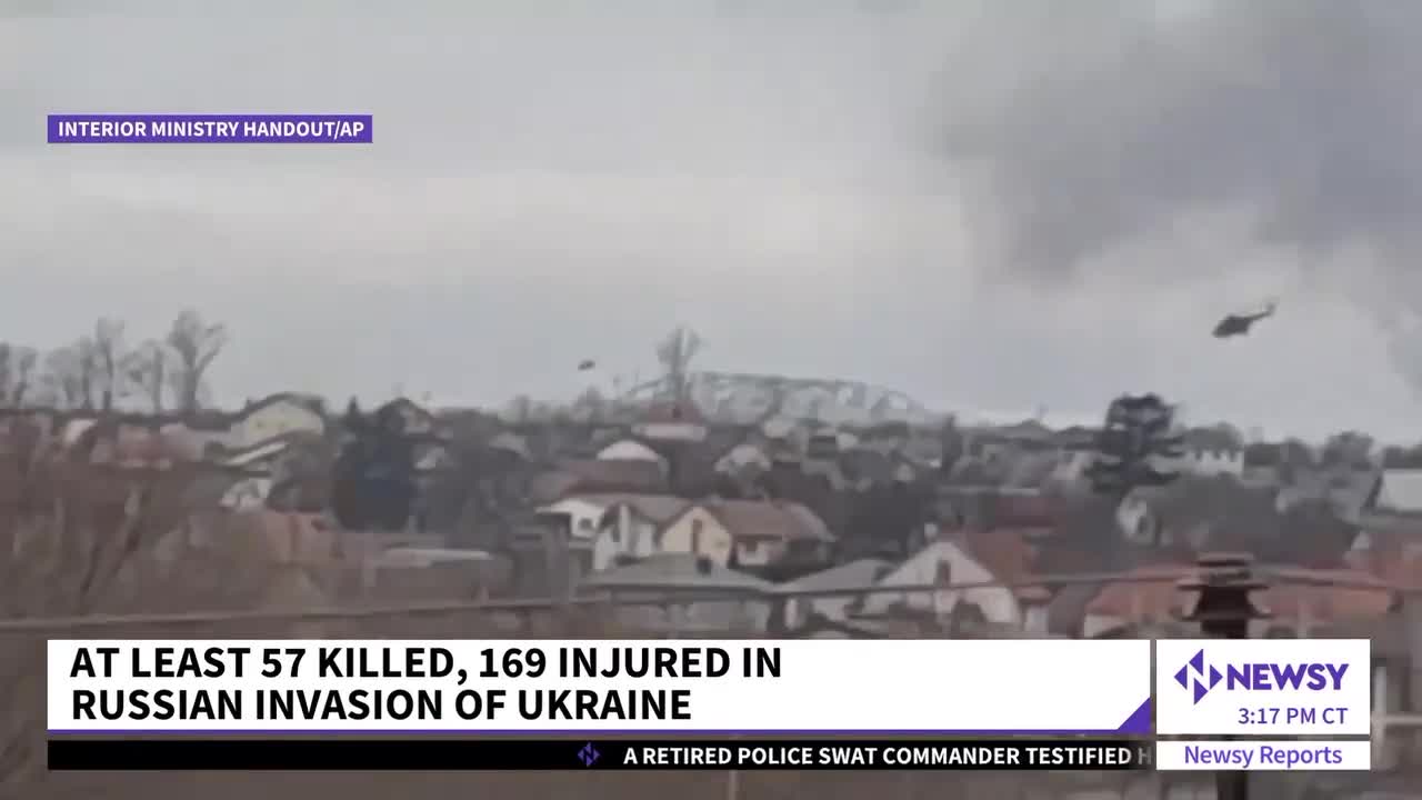 Ukraine's Health Minister: At Least 57 Ukrainians Killed,169 Injured