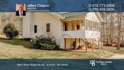 My Newest Listing at 6847 Rock Ridge Rd Acworth, Ga