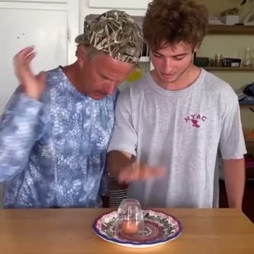 Very funny egg prank