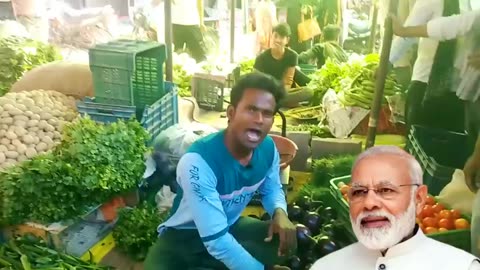 vegetable stallment selling Bollywood and politician