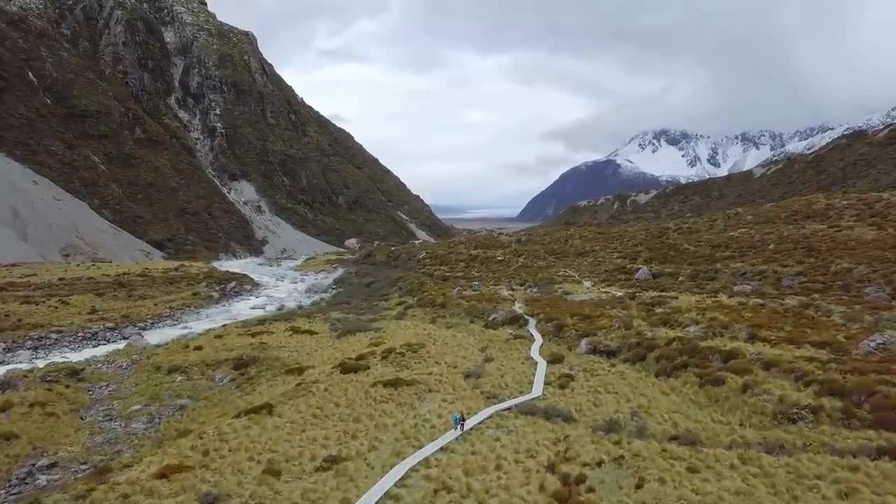 FLYING - OVER - NEW - ZEALAND - (4K - UHD) - - - Relaxing