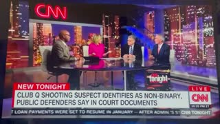 CNN anchor left speechless after reporting that gay club shooter is “Non-Binary”