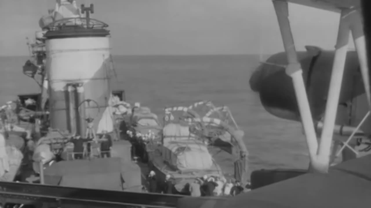 Scenes on board a light cruiser of the Imperial Japanese Navy during the Aleutian Islands campaign