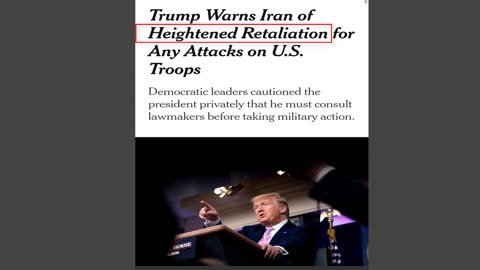 Trump warn iran