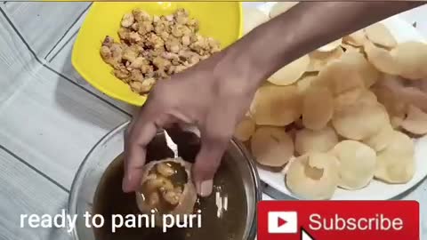 Indian Street Food 🥘 Pani puri