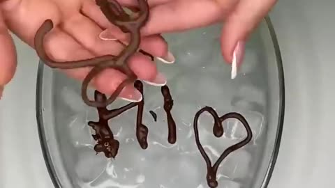 CHOCOLATE WRITING HACKS #shorts
