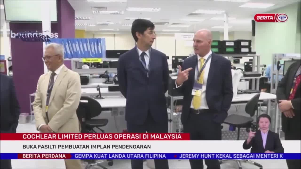 26 OKT 2022-BERITA PERDANA-COCHLEAR LIMITED PERLUAS OPERASI DI MALAYSIA