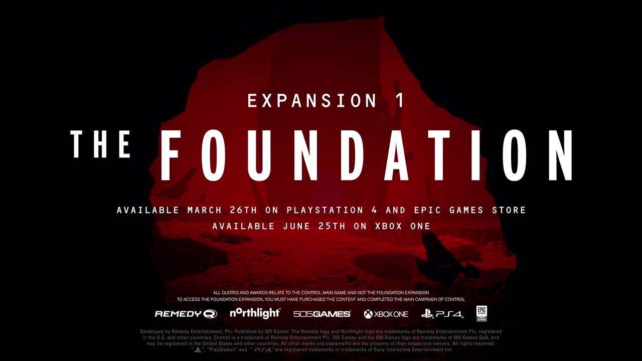 Control - The Foundation Expansion Trailer