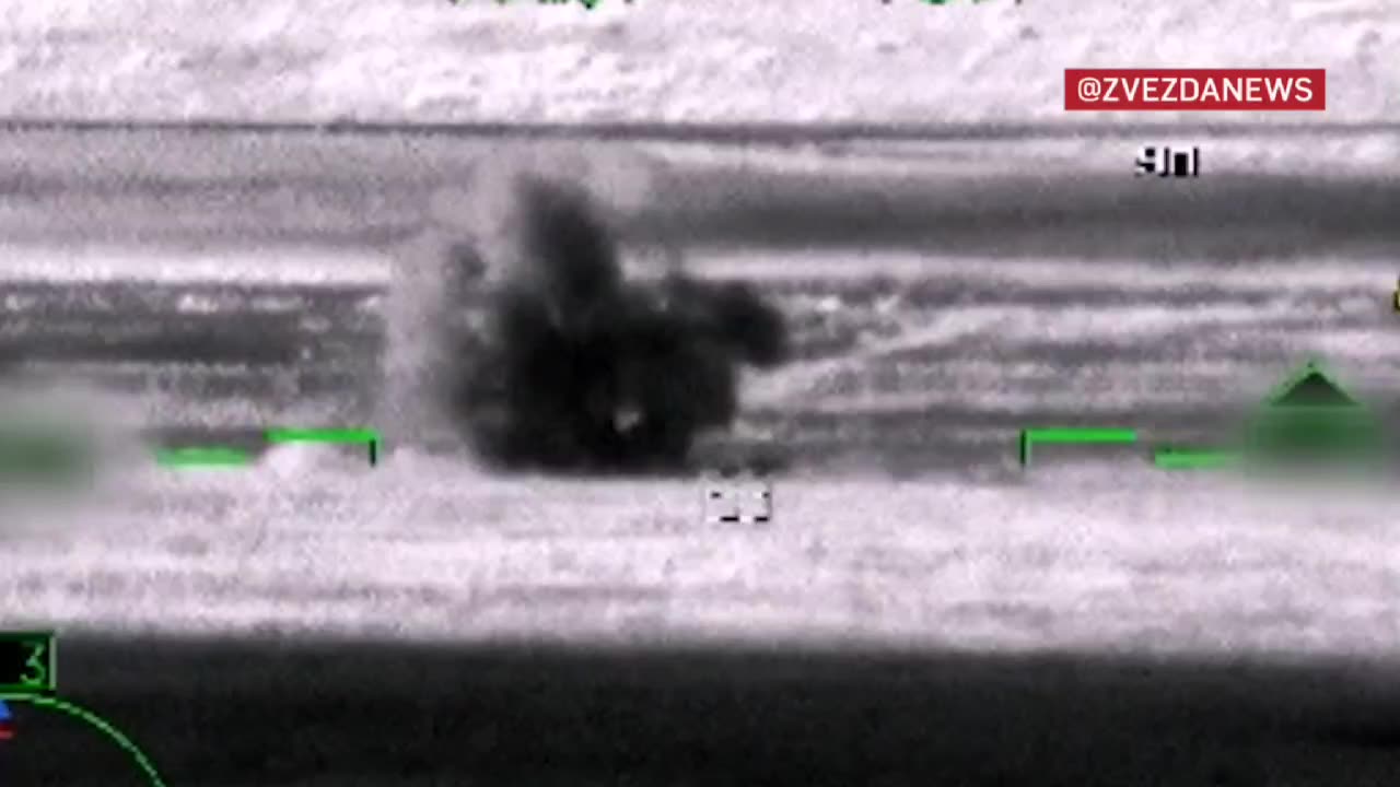 Video of an attack on a Soviet-type AFU tank in the South Donetsk direction.