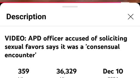 APD Officer Accused of Soliciting Sexual Favors says it was a Consensual Encounter