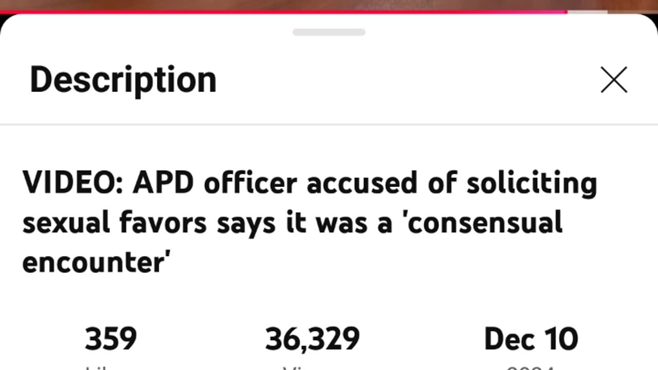 APD Officer Accused of Soliciting Sexual Favors says it was a Consensual Encounter