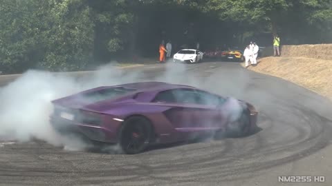 The BEST Car Donuts, Powerslides & Burnouts! - Goodwood FoS Edition