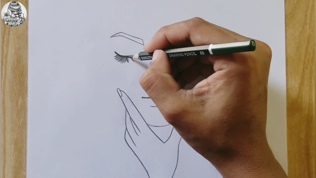 Easy way to draw a Face ||#Pencil sketch for beginners ||#Girl drawing easy ||#simple drawing