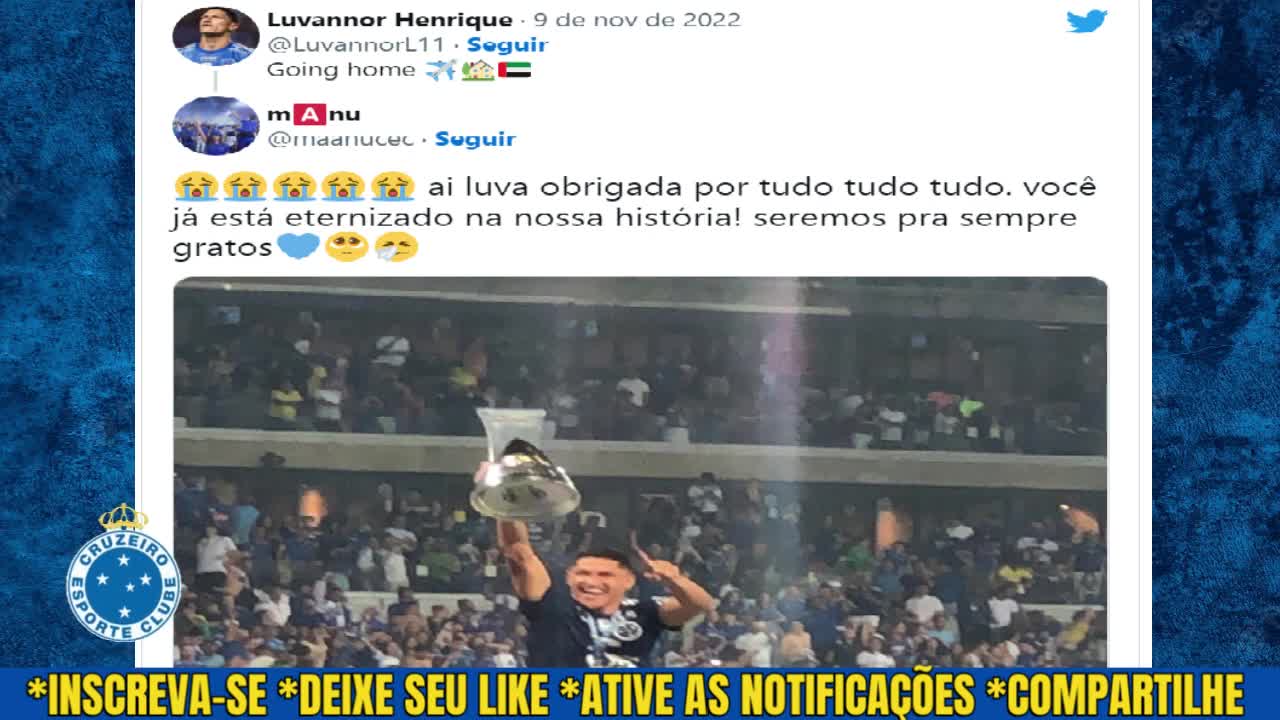 ACABOU DE CONFIRMAR, ELE VAI MESMO DEIXAR O CLUBE - NOTÍCIAS DO CRUZEIRO HOJE