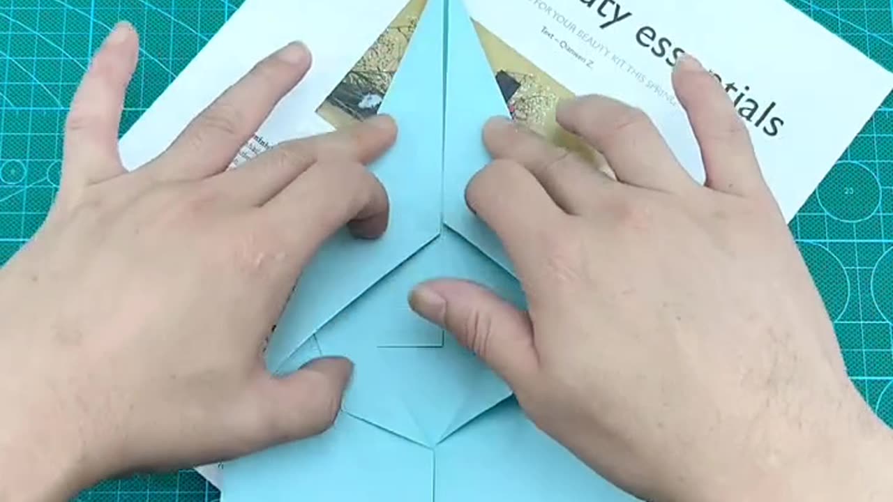 Learn to make a paper airplane