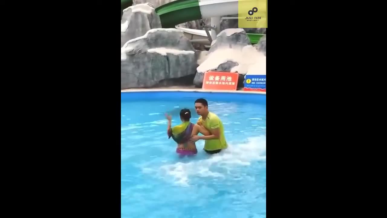 Swimming pool caught job
