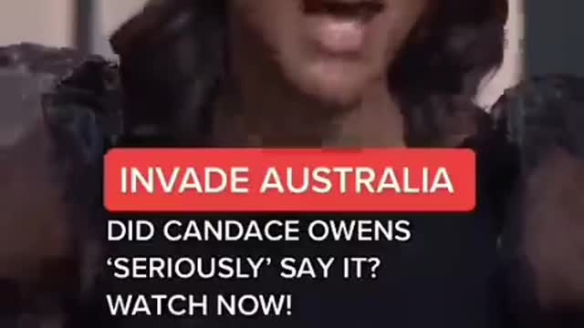 Candance Owens Speaks the truth about Australia