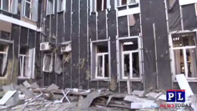 Yesterday at 22:40 Ukraine fired rockets at the Kalinin hospital in the center of Donetsk