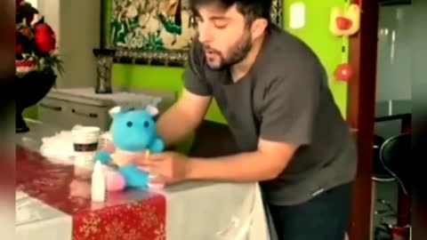 Funny cat, kitty fun movements