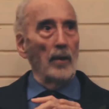 The late Christopher Lee sends a chilling warning about the occult