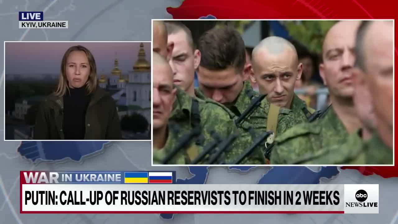 Putin says Russian reservist mobilization will be completed soon