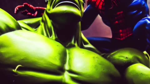 Hulk spiderman my fan art