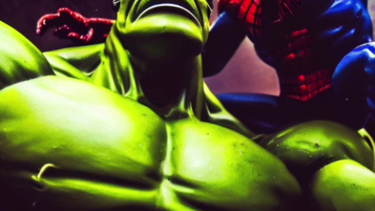 Hulk spiderman my fan art
