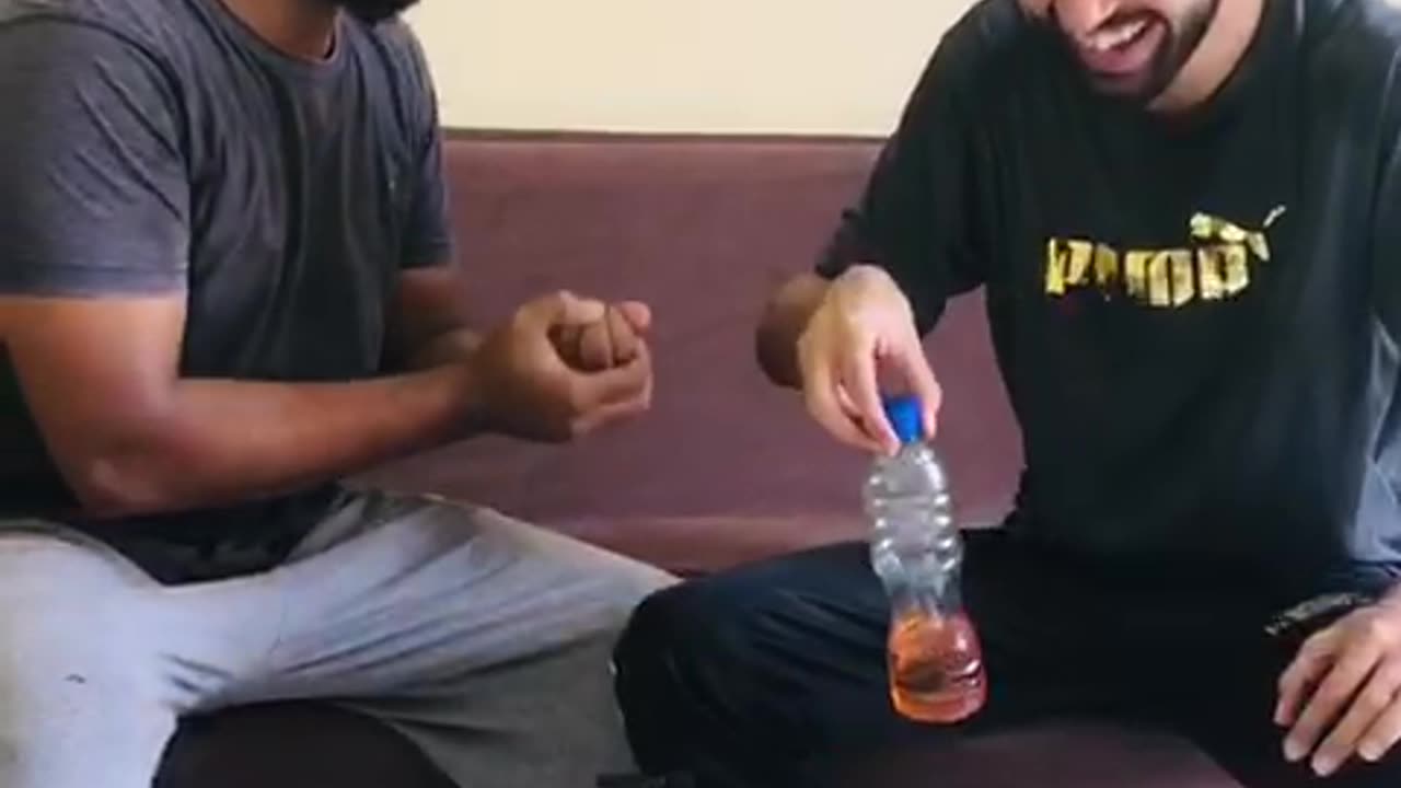 Bottle Flip challenge with amazing punishment