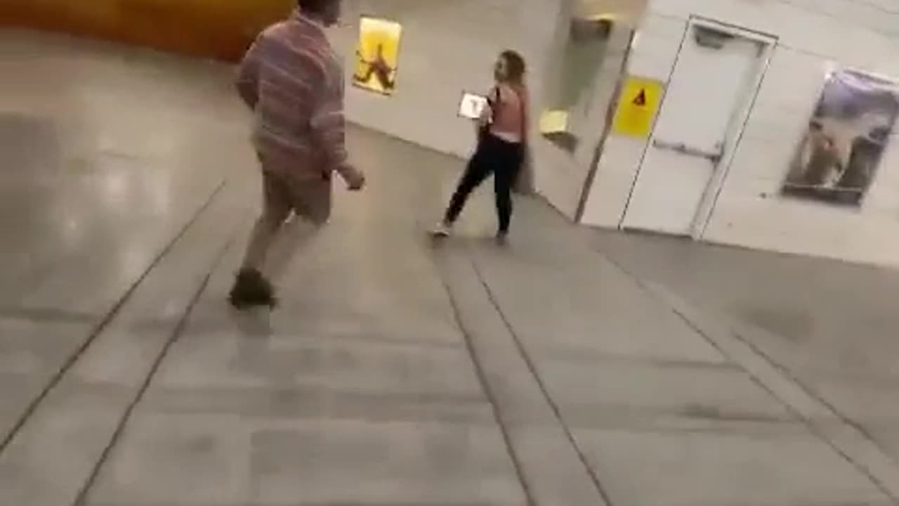 Subway Skateboarder Saviour