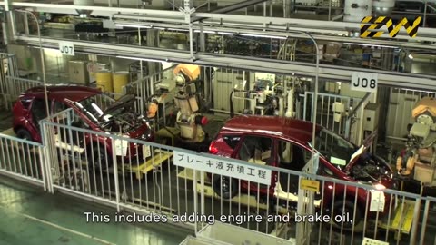 How cars are made in factories?