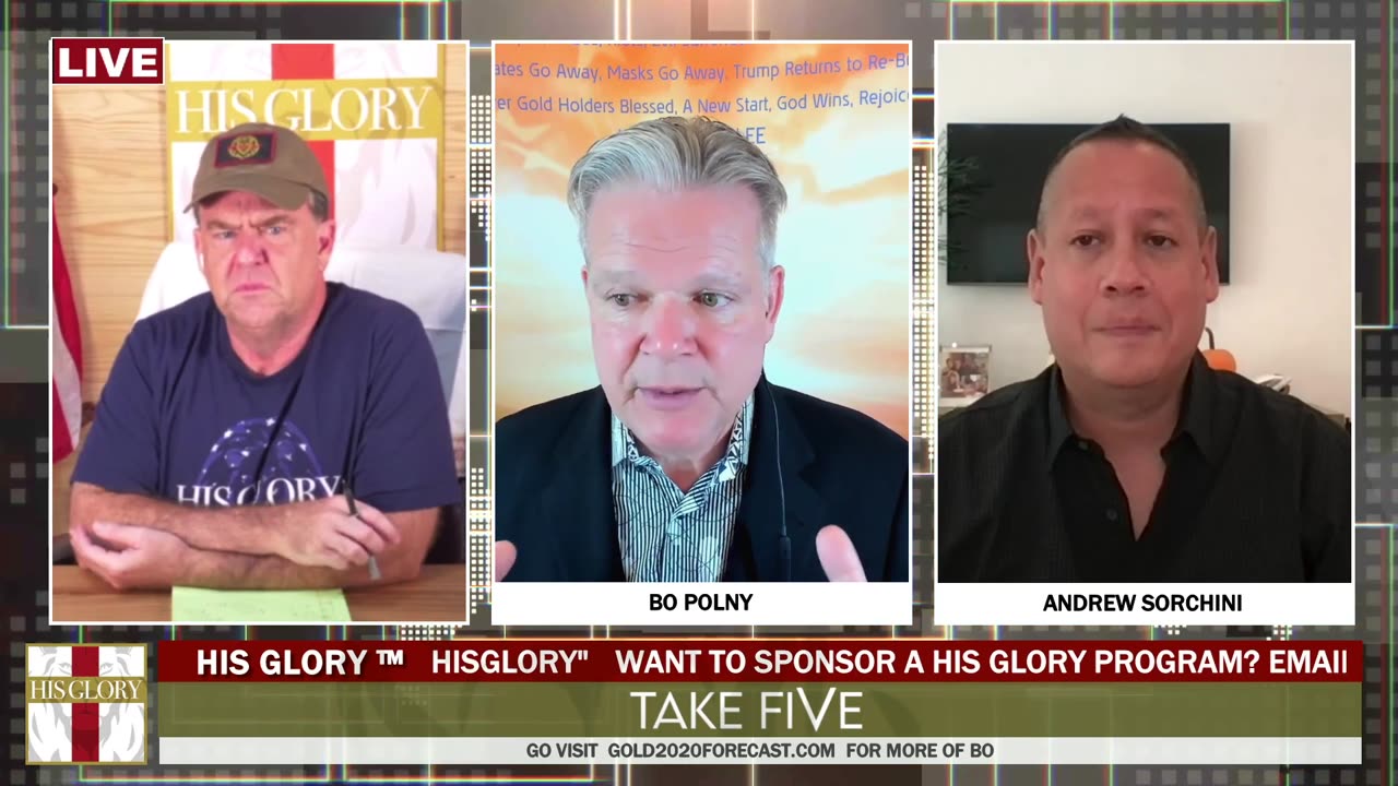 Bo Polny & Andrew Sorchini, Precious Metals Investing join His Glory: Take FiVe