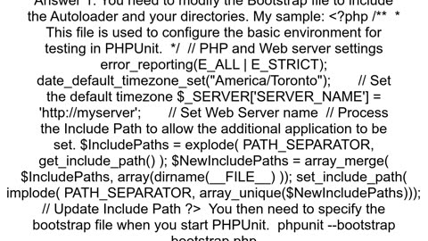 PHPUnit Autoload No such file or directory