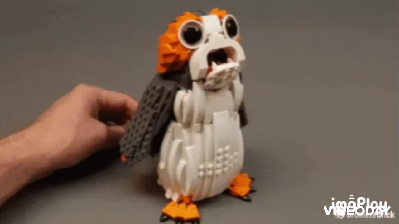 Cute Lego Bird Gif