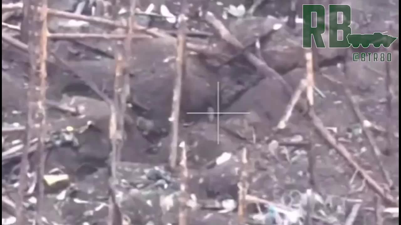 Storming an AFU Trench in the Kreminna Forest, With the Help of Artillery
