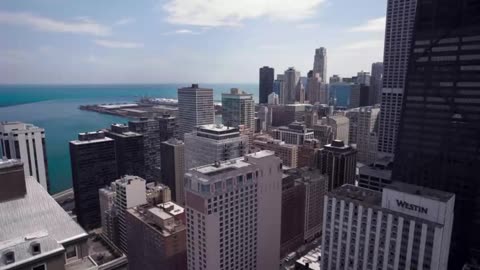 Chicago aerial view