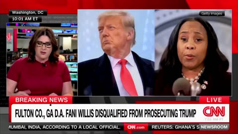 CNN is absolutely LOSING IT over Fani Willis being disqualified from Trump case