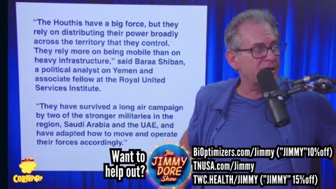 Possible Houthi checkmate on Joe Biden | The Jimmy Dore Show