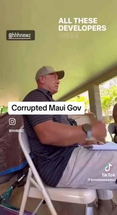 Maui resident discusses a meeting between the Hawaii governor and land developers.