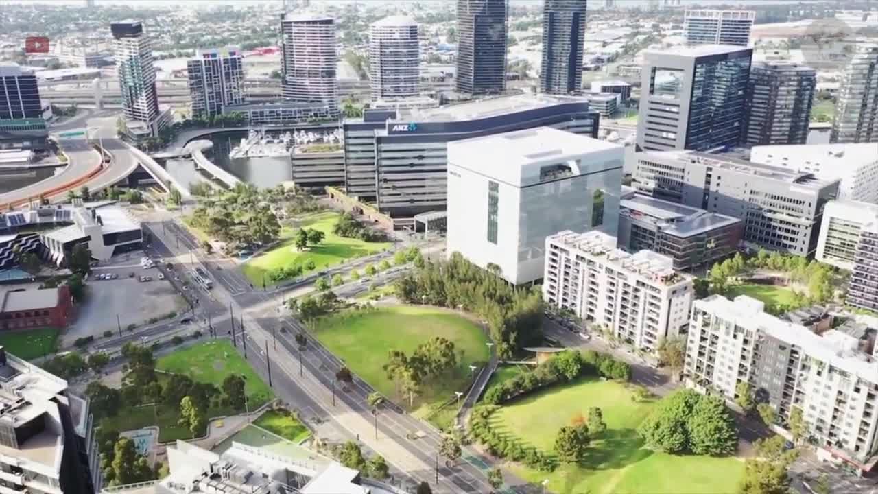 Melbourne Docklands 4K UHD Cinematic Film by Drone, Melbourne Australia 4K🇦🇺