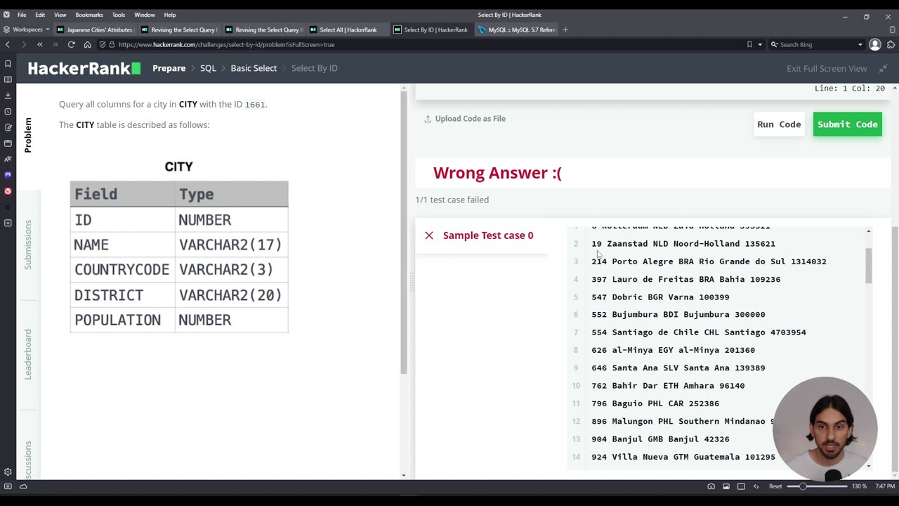 Select By Id | SQL Basic Select | HackerRank Solution