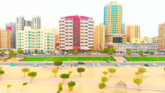 KUWAIT SALMIYA BEACH - DRONE FOOTAGE FROM DJI MAVIC AIR
