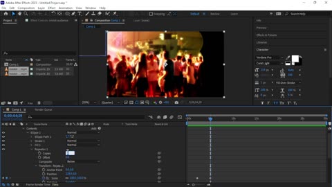 Adobe After Effect – Create Custom Transition with Ellipse