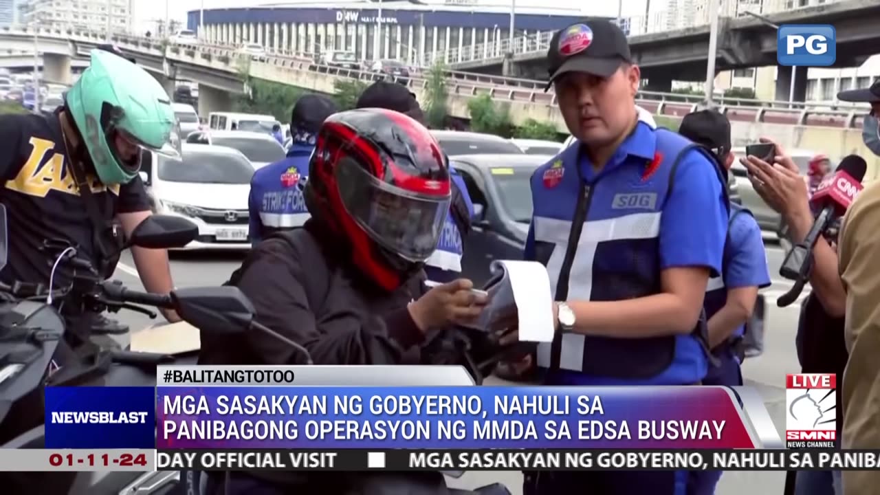 Mga sasakyan ng gobyerno, nahuli sa panibagong operasyon ng MMDA sa EDSA busway