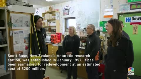 Video Shows New Zealand PM Jacinda Ardern Visiting Antarctica