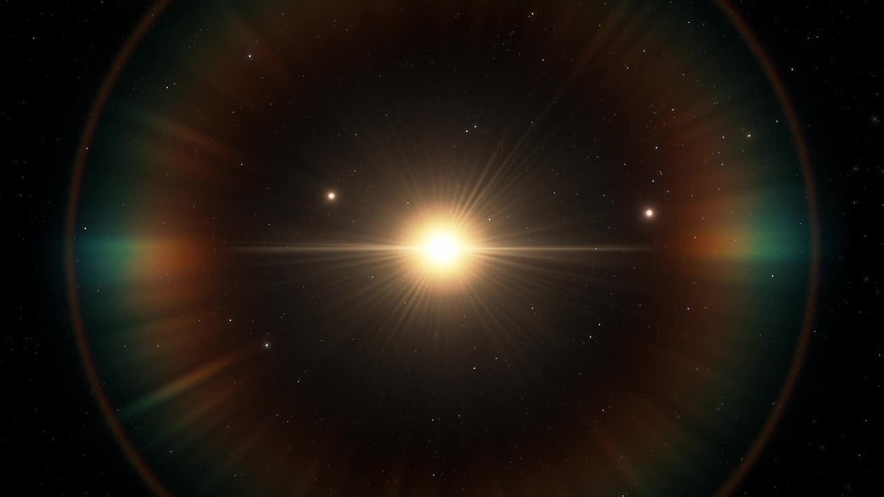 An unseen video of space how orbits are moving